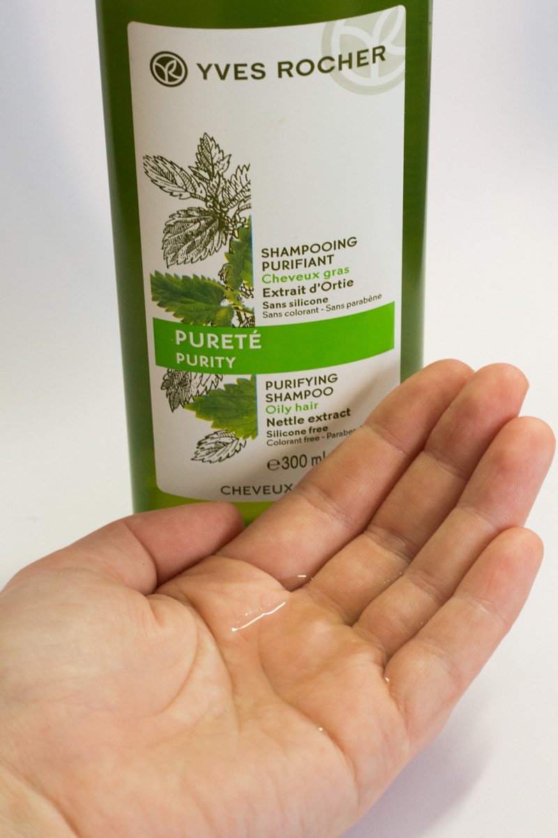 Yves Rocher Pureté je presvitnej, riedkej konzistencie